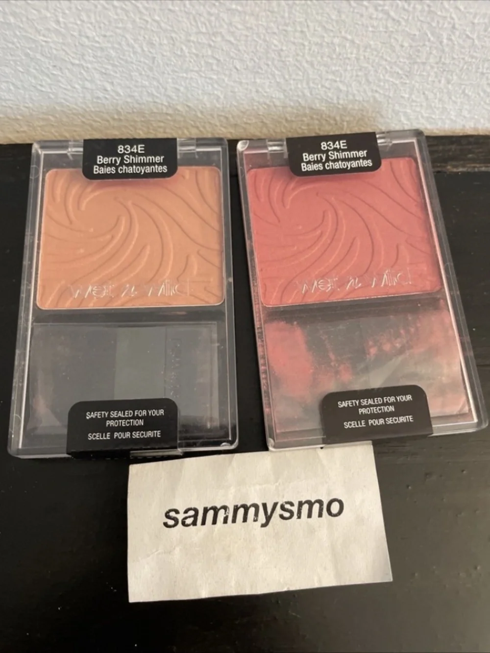 Wet n Wild Coloricon Blush 834E Berry Shimmer Sealed x2 READ DESCRIPTION